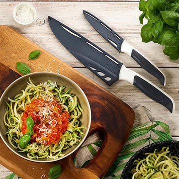 Cuchillo de cocinero de acero inoxidable azul 20 cm Zyliss